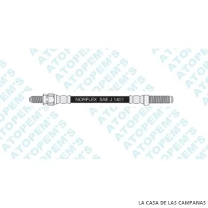 CF7033  FLEXIBLE DE FRENO TRASERO
