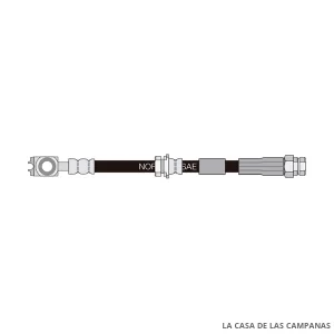 CF7080  FLEXIBLE DE FRENO DELANTERO