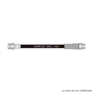 CF7088  FLEXIBLE DE FRENO TRASERO -