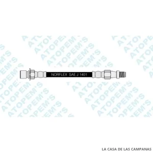 CF72156  FLEXIBLE DE FRENO TRASERO