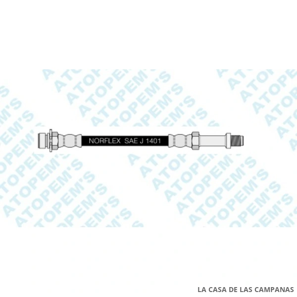 CF74125 FLEXIBLE DE FRENO TRASERO