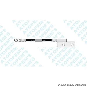 CF74746  FLEXIBLE DE FRENO DELANTERO