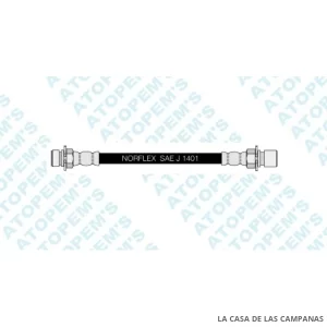 CF74752  FLEXIBLE DE FRENO DELANTERO