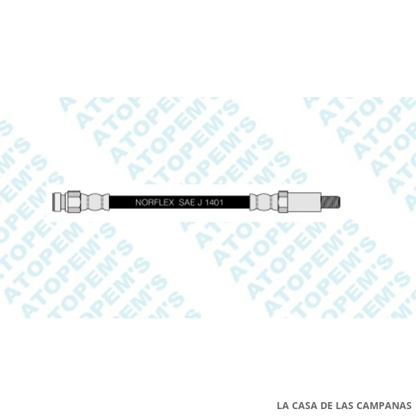 CF74755 FLEXIBLE DE FRENO DELANTERO