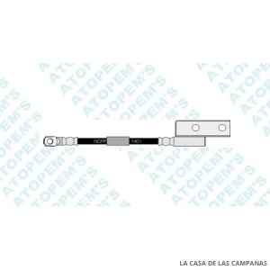 CF74795  FLEXIBLE DE FRENO DELANTERO