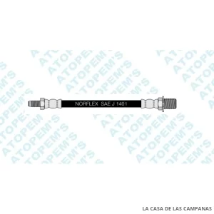 CF74813  FLEXIBLE DE FRENO DELANTERO