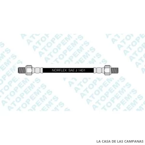 CF75057  FLEXIBLE DE FRENO TRASERO