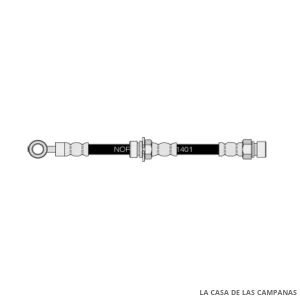 CF7682  FLEXIBLE DE FRENO DELANTERO
