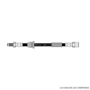 CF8002  FLEXIBLE DE FRENO DELANTERO