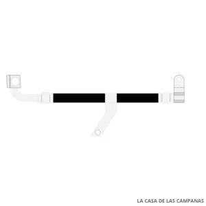 CF83328 FLEXIBLE DE FRENO TRASERO