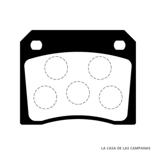 L3722-0M PASTILLAS DE FRENO DELANTERO