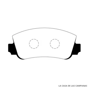 L3724-0M PASTILLAS DE FRENO DELANTERO