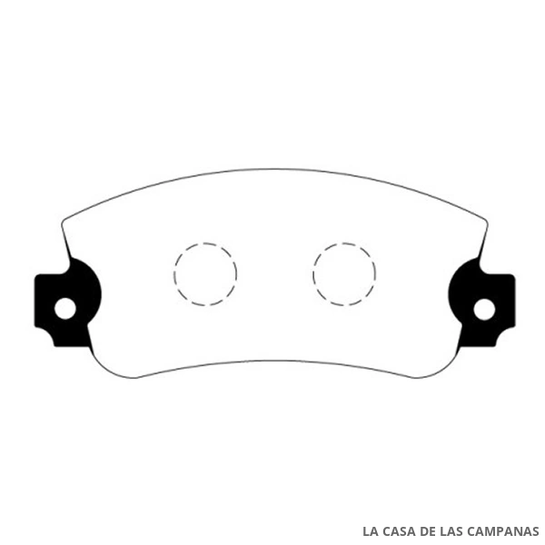 L3724-3M PASTILLAS DE FRENO DELANTERO