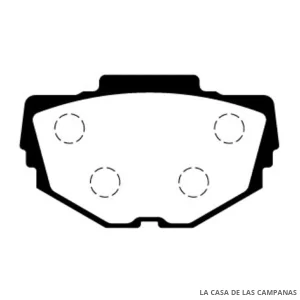 L3725-0M PASTILLAS DE FRENO DELANTERO