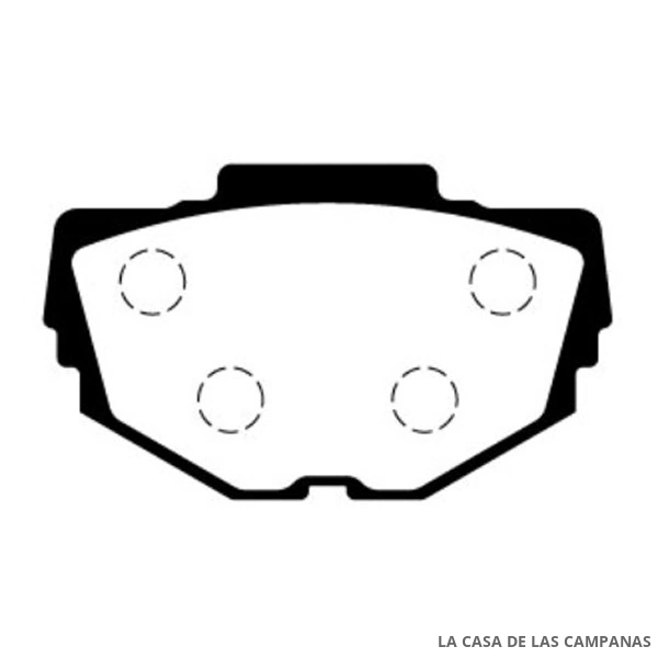 L3725-0M PASTILLAS DE FRENO DELANTERO