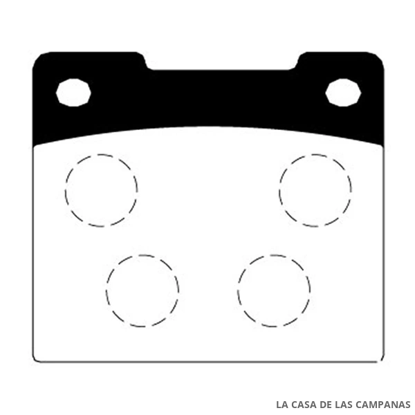 L3726-0M PASTILLAS DE FRENO DELANTERO