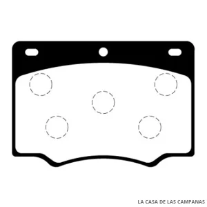 L3727-1M PASTILLAS DE FRENO DELANTERO