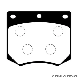 L3728-0M PASTILLAS DE FRENO DELANTERO