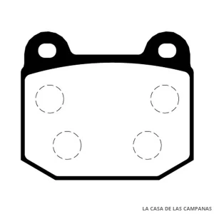 L3729-0M PASTILLAS DE FRENO DELANTERO