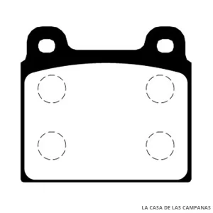 L3730-0M PASTILLAS DE FRENO DELANTERO