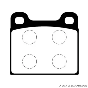 L3731-0M PASTILLAS DE FRENO DELANTERO