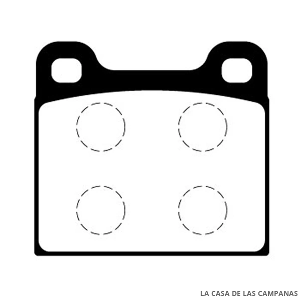 L3731-0M PASTILLAS DE FRENO DELANTERO