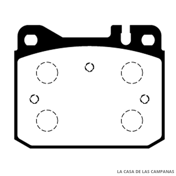 L3731-1M PASTILLAS DE FRENO DELANTERO
