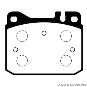 L3731-2M PASTILLAS DE FRENO DELANTERO