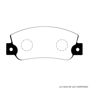 L3733-0M PASTILLAS DE FRENO DELANTERO