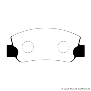 L3733-1M PASTILLAS DE FRENO DELANTERO