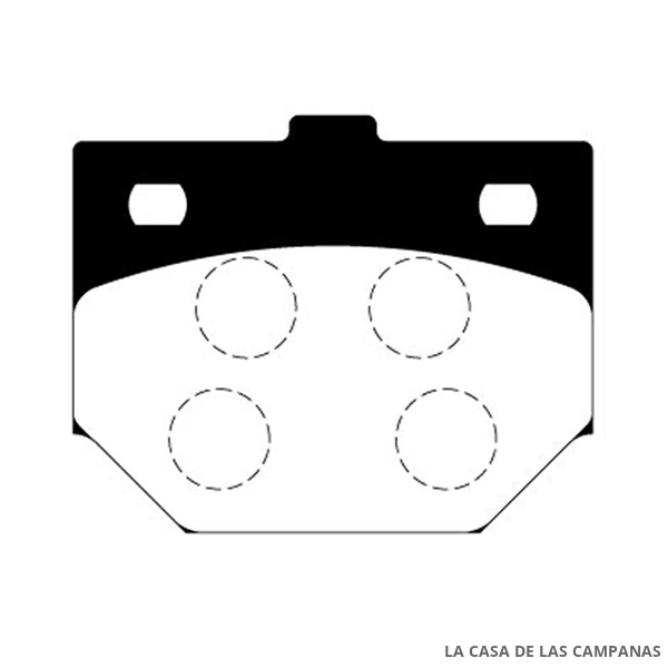 L3734-0M PASTILLAS DE FRENO DELANTERO