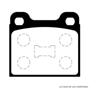 L3735-0M PASTILLAS DE FRENO DELANTERO