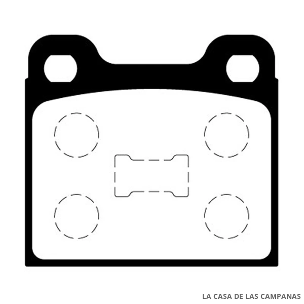 L3735-1M PASTILLAS DE FRENO DELANTERO