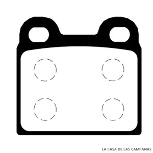 L3736-0M PASTILLAS DE FRENO DELANTERO
