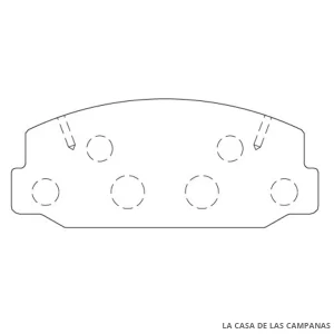 L3737-1M PASTILLAS DE FRENO DELANTERO