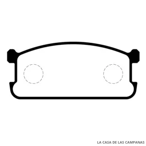 L3740-0M PASTILLAS DE FRENO DELANTERO