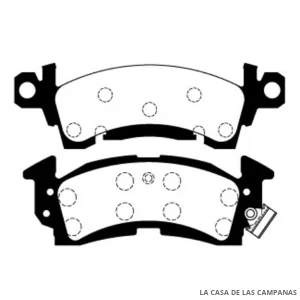 L3743-1M PASTILLAS DE FRENO DELANTERO