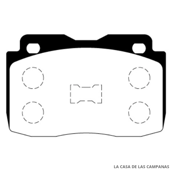L3746-0M PASTILLAS DE FRENO DELANTERO