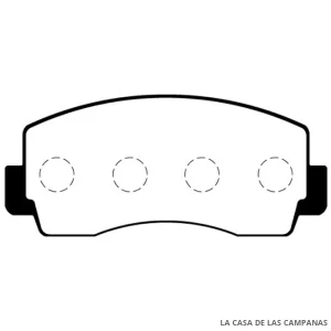 L3756-0M PASTILLAS DE FRENO DELANTERO
