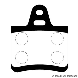 L3762-0M PASTILLAS DE FRENO TRASERO