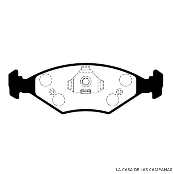 L3767-0M PASTILLAS DE FRENO DELANTERO
