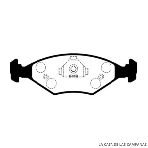 L3767-1M PASTILLAS DE FRENO DELANTERO