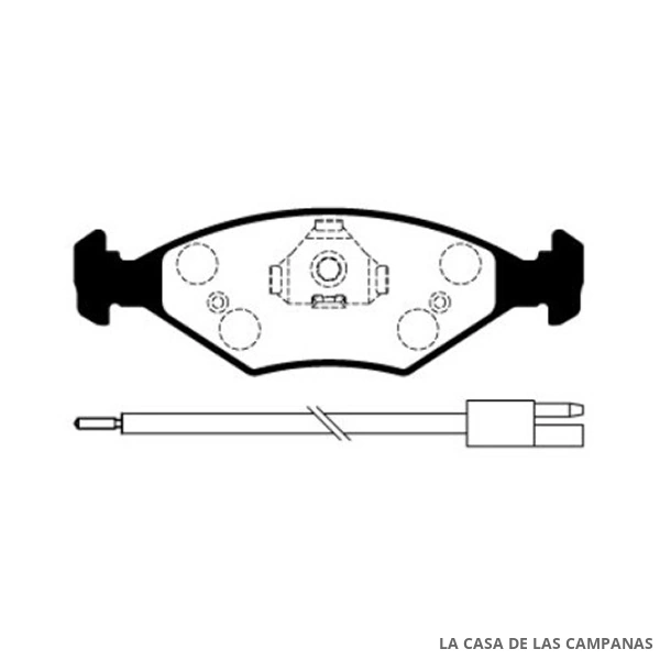 L3767-3ULT PASTILLAS DE FRENO DELANTERO