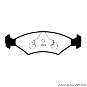 L3768-0M PASTILLAS DE FRENO DELANTERO