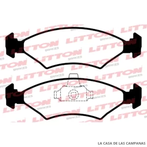 L3768-3AULT PASTILLAS DE FRENO DELANTERO