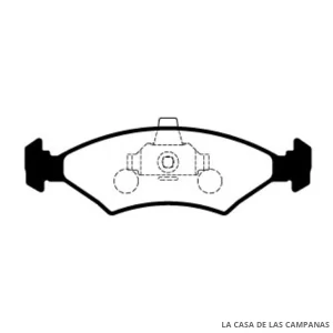 L3768-3M PASTILLAS DE FRENO DELANTERO