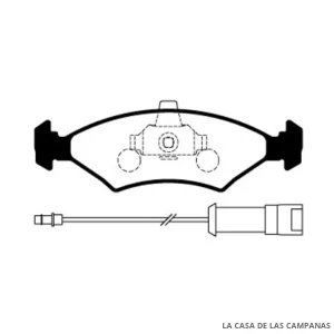 L3768-5ULT PASTILLAS DE FRENO DELANTERO