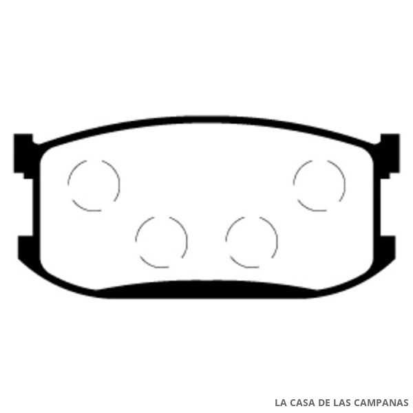 L3769-0M PASTILLAS DE FRENO DELANTERO