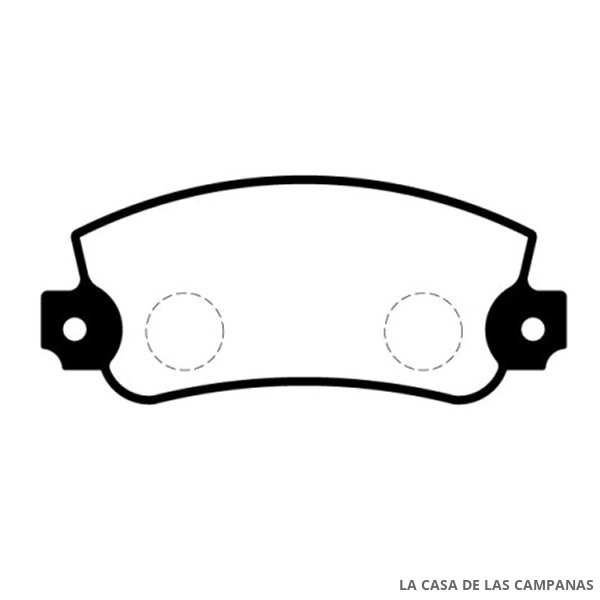 L3774-0M PASTILLAS DE FRENO DELANTERO