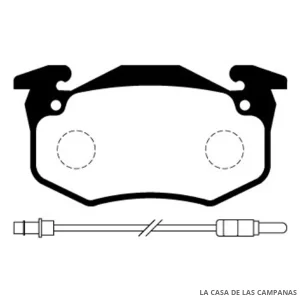 L3775-2M PASTILLAS DE FRENO DELANTERO